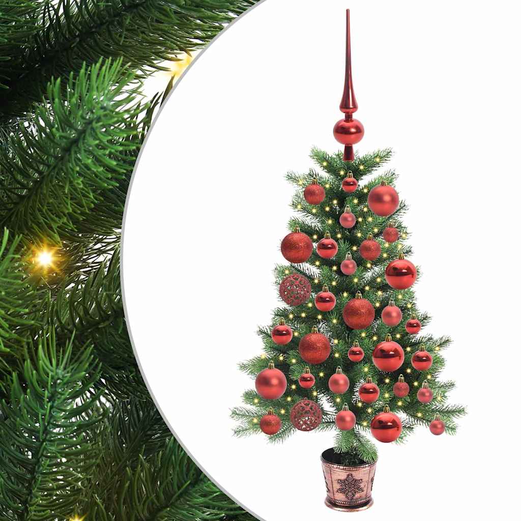VidaXL Weihnachtsbaum mit 150 LEDs mit Standard grün 90 cm PE