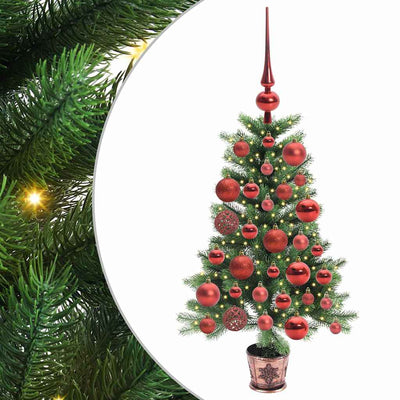VidaXL Weihnachtsbaum mit 150 LEDs mit Standard grün 90 cm PE