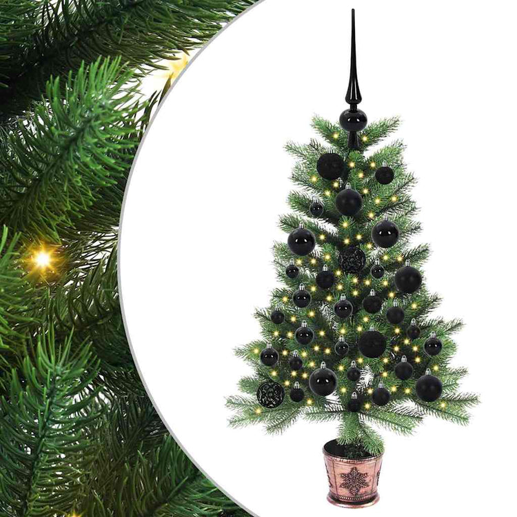 VidaXL Weihnachtsbaum mit 150 LEDs mit Standard grün 90 cm PE
