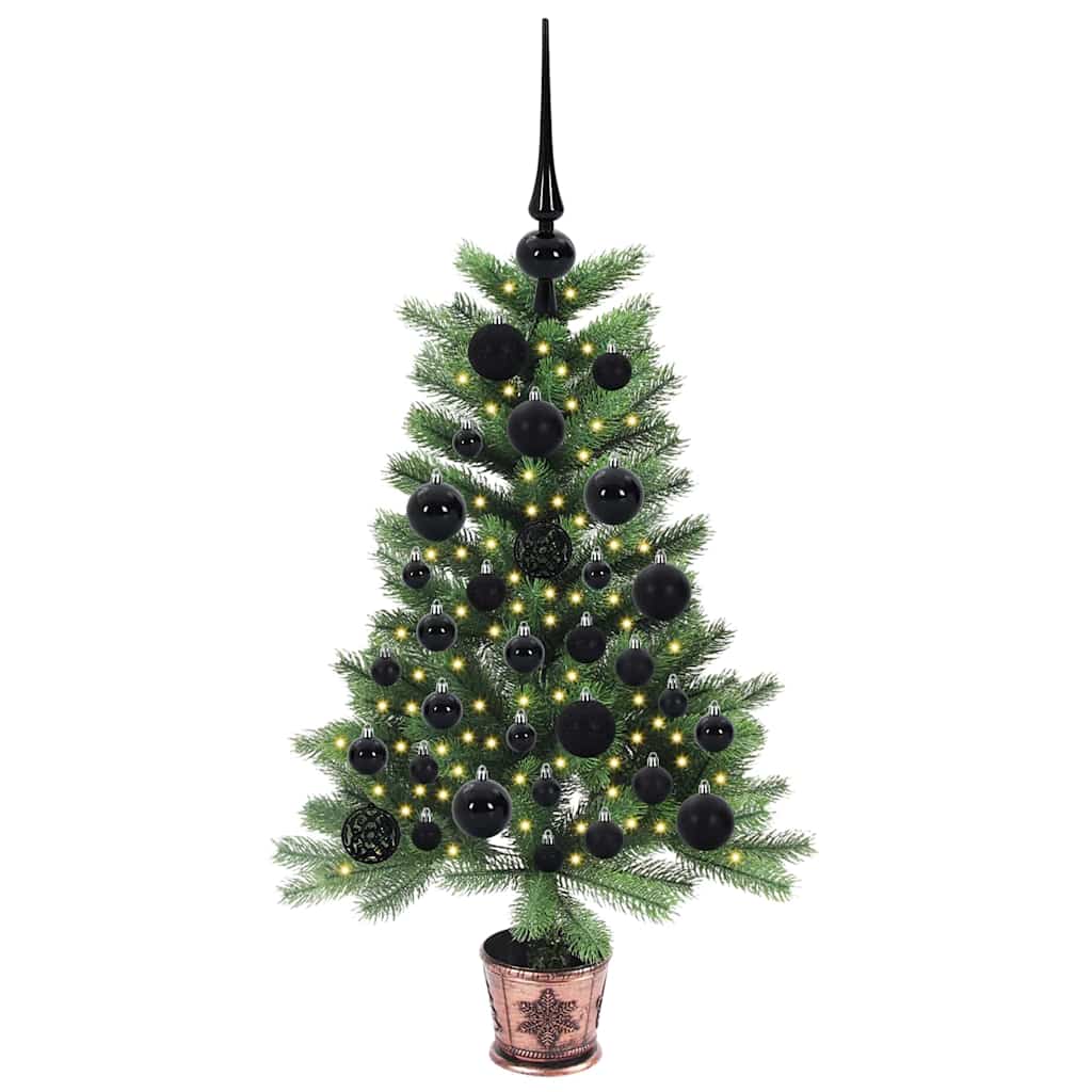 VidaXL Weihnachtsbaum mit 150 LEDs mit Standard grün 90 cm PE