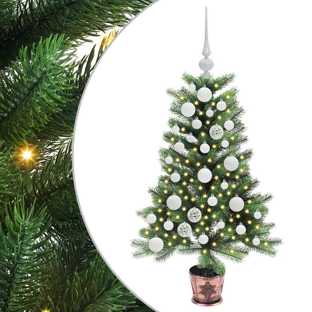 VidaXL Weihnachtsbaum mit 150 LEDs mit Standard grün 90 cm PE