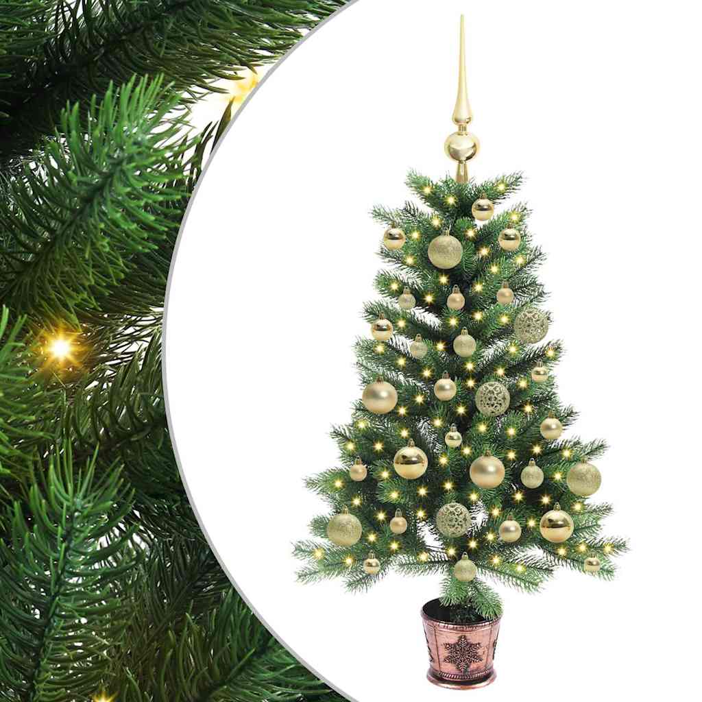 VidaXL Weihnachtsbaum mit 150 LEDs mit Standard grün 90 cm PE