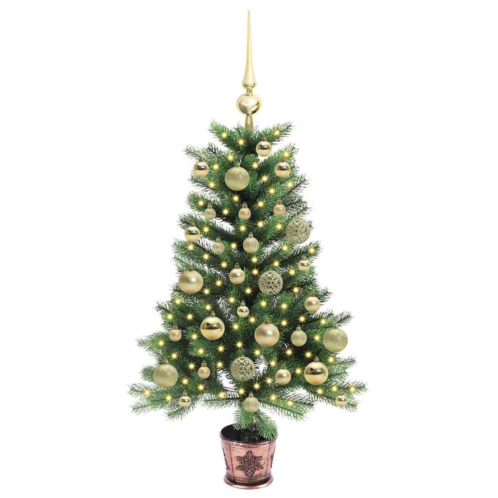 VidaXL Weihnachtsbaum mit 150 LEDs mit Standard grün 90 cm PE