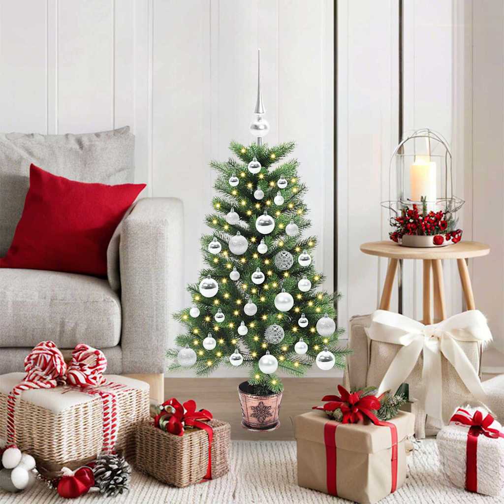 VidaXL Weihnachtsbaum mit 150 LEDs mit Standard grün 90 cm PE