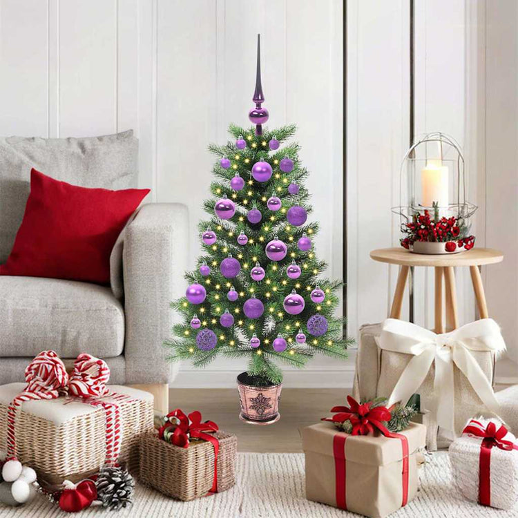VidaXL Weihnachtsbaum mit 150 LEDs mit Standard grün 90 cm PE