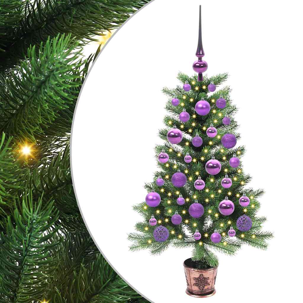 VidaXL Weihnachtsbaum mit 150 LEDs mit Standard grün 90 cm PE