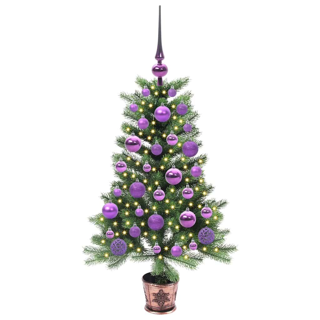 VidaXL Weihnachtsbaum mit 150 LEDs mit Standard grün 90 cm PE