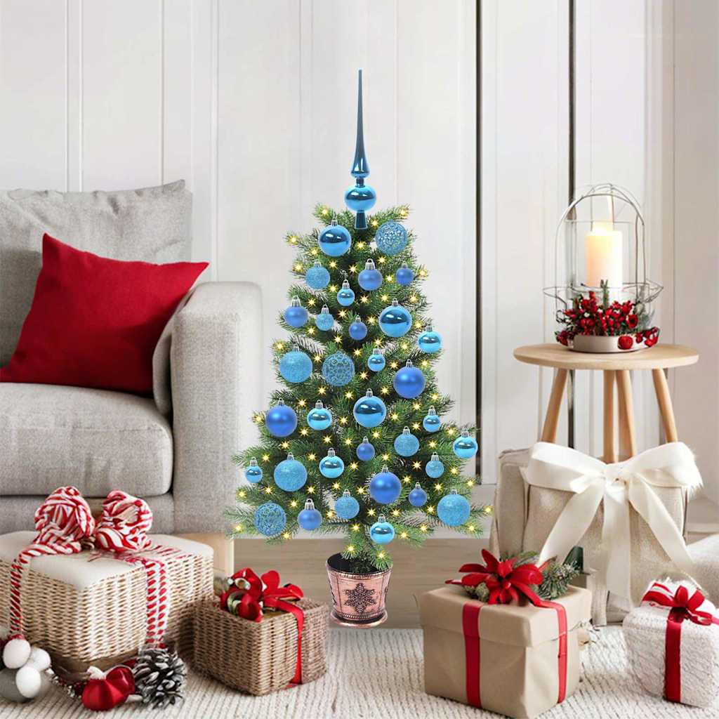 VidaXL Weihnachtsbaum mit 150 LEDs mit Standard grün 90 cm PE
