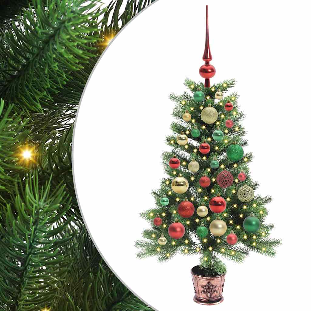 VidaXL Weihnachtsbaum mit 150 LEDs mit Standard grün 90 cm PE
