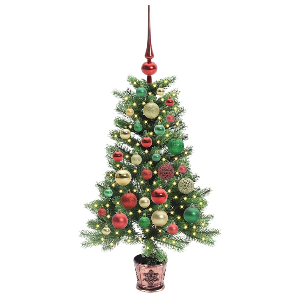 VidaXL Weihnachtsbaum mit 150 LEDs mit Standard grün 90 cm PE