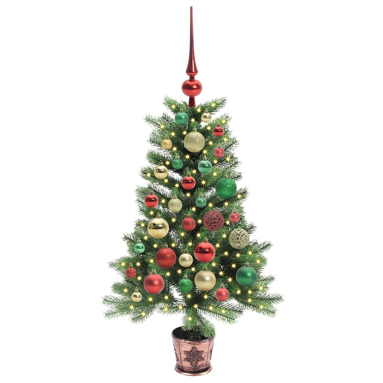 VidaXL Weihnachtsbaum mit 150 LEDs mit Standard grün 90 cm PE