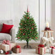 VidaXL Weihnachtsbaum mit 150 LEDs mit Standard-Grün 120 cm PE