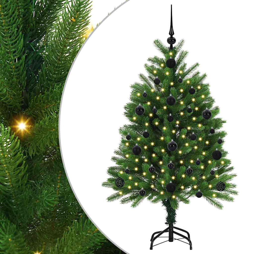 VidaXL Weihnachtsbaum mit 150 LEDs mit Standard-Grün 120 cm PE