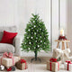 VidaXL Weihnachtsbaum mit 150 LEDs mit Standard-Grün 120 cm PE