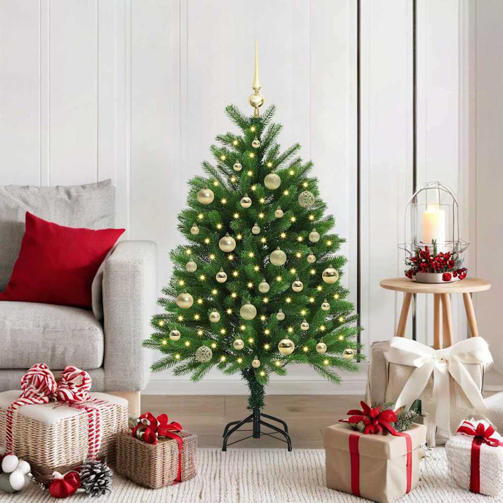 VidaXL Weihnachtsbaum mit 150 LEDs mit Standard-Grün 120 cm PE
