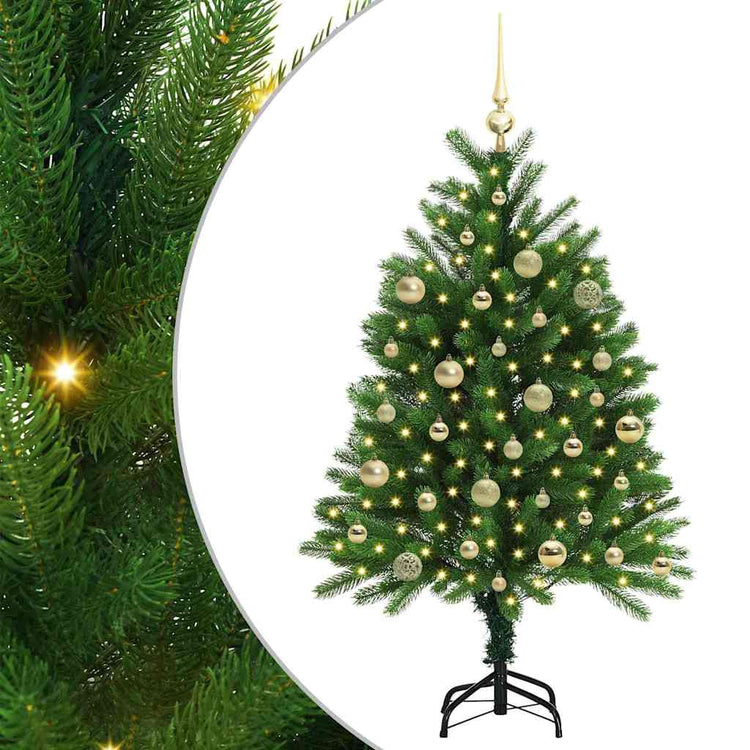 VidaXL Weihnachtsbaum mit 150 LEDs mit Standard-Grün 120 cm PE