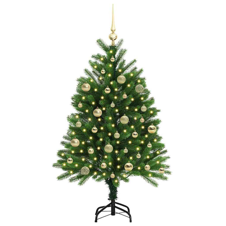 VidaXL Weihnachtsbaum mit 150 LEDs mit Standard-Grün 120 cm PE