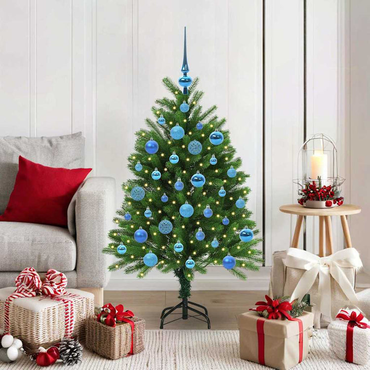 VidaXL Weihnachtsbaum mit 150 LEDs mit Standard-Grün 120 cm PE