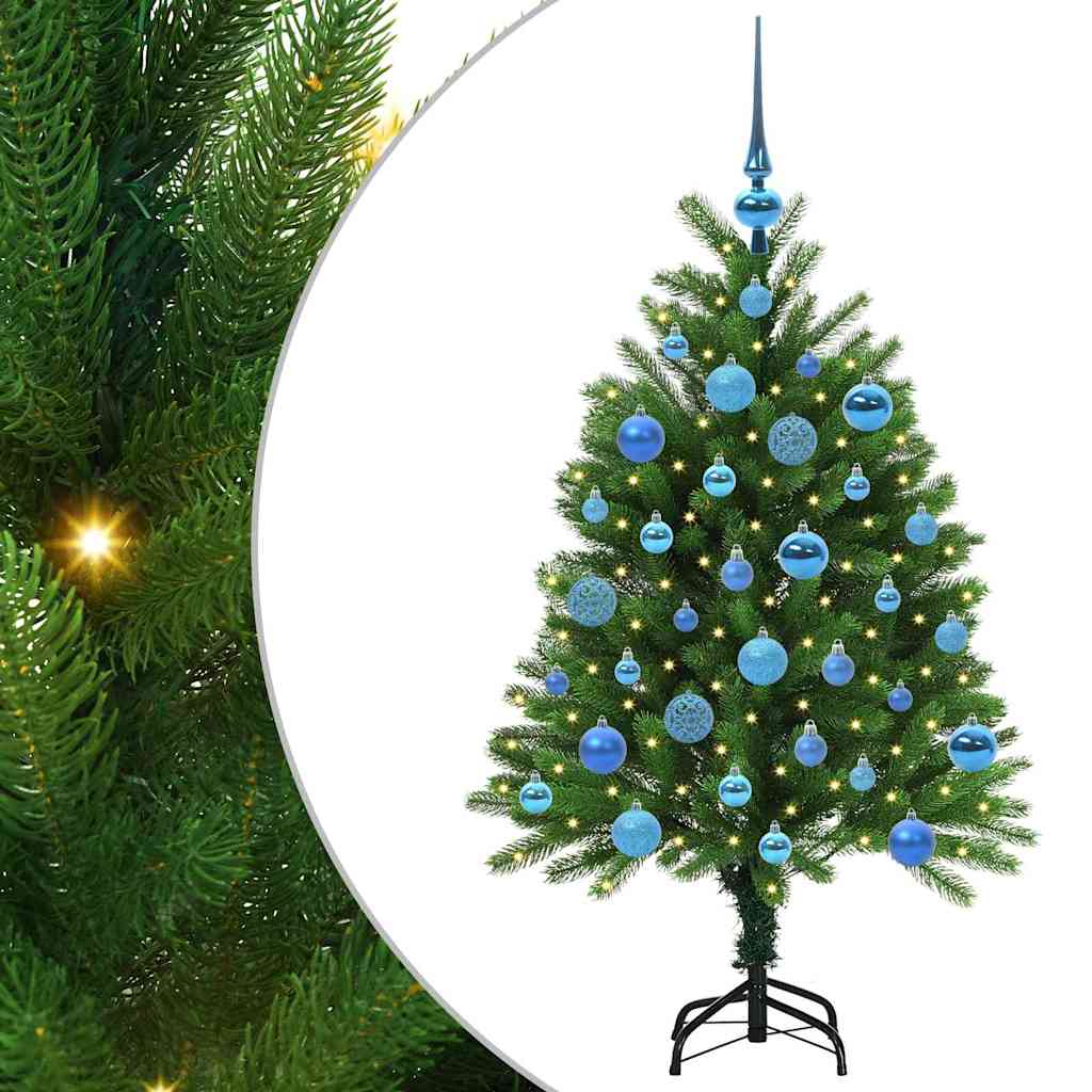 VidaXL Weihnachtsbaum mit 150 LEDs mit Standard-Grün 120 cm PE
