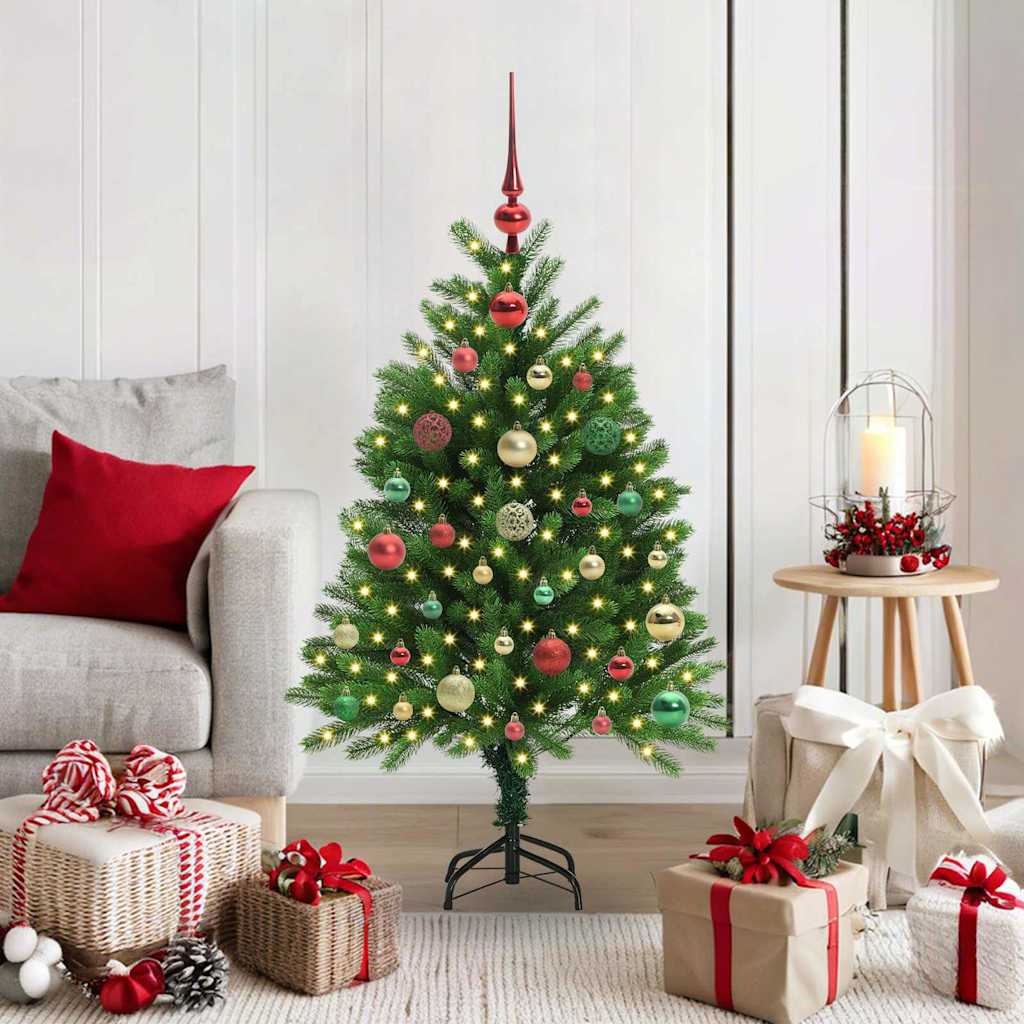 VidaXL Weihnachtsbaum mit 150 LEDs mit Standard-Grün 120 cm PE