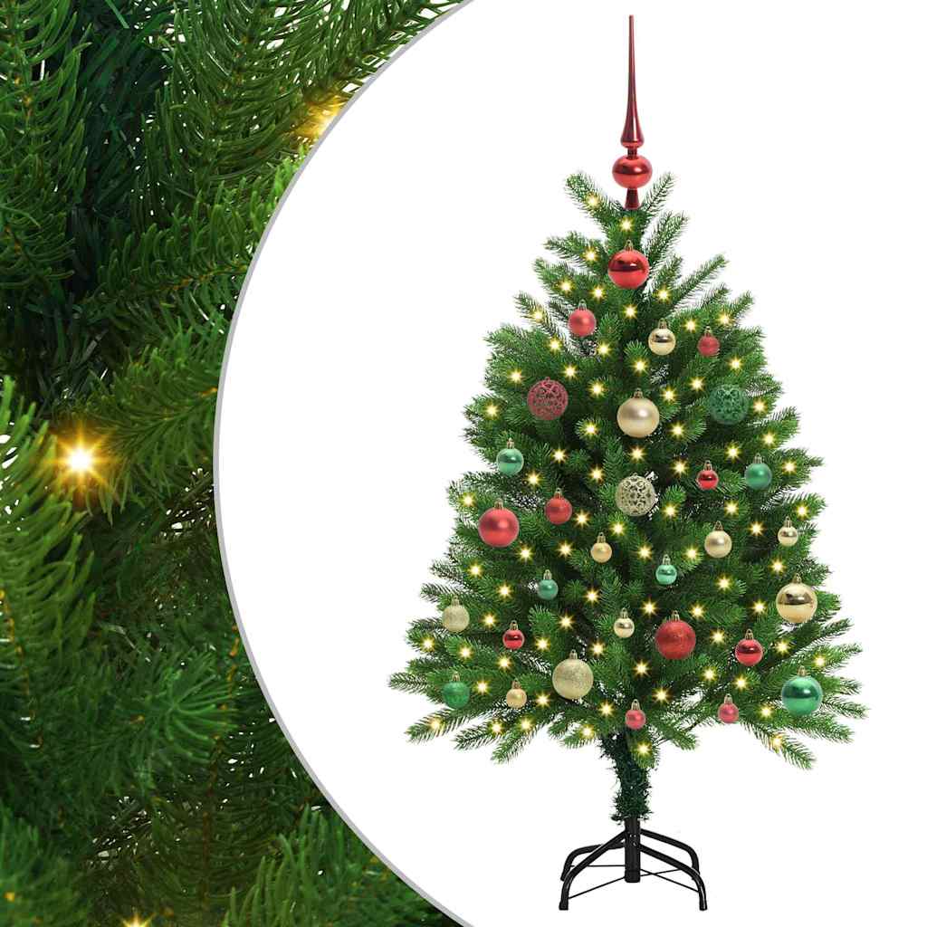 VidaXL Weihnachtsbaum mit 150 LEDs mit Standard-Grün 120 cm PE