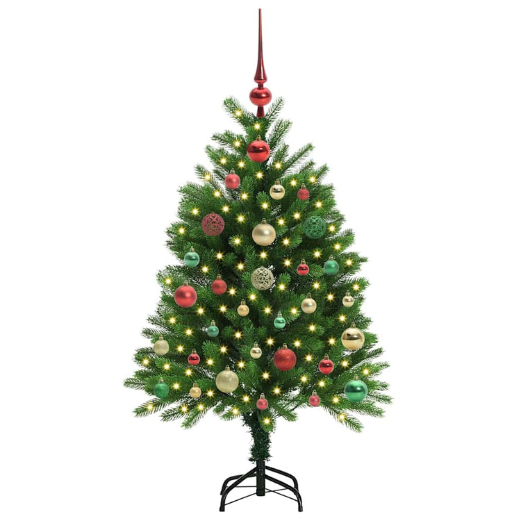 VidaXL Weihnachtsbaum mit 150 LEDs mit Standard-Grün 120 cm PE