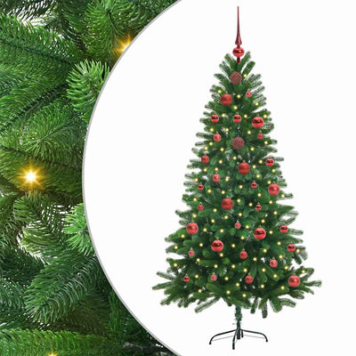VidaXL Weihnachtsbaum mit 150 LEDs mit Standard-Grün 150 cm PE