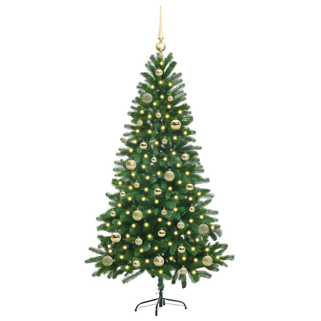 VidaXL Weihnachtsbaum mit 150 LEDs mit Standard-Grün 150 cm PE