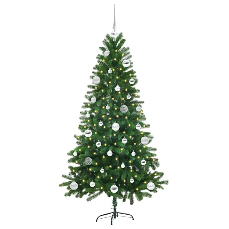 VidaXL Weihnachtsbaum mit 150 LEDs mit Standard-Grün 150 cm PE