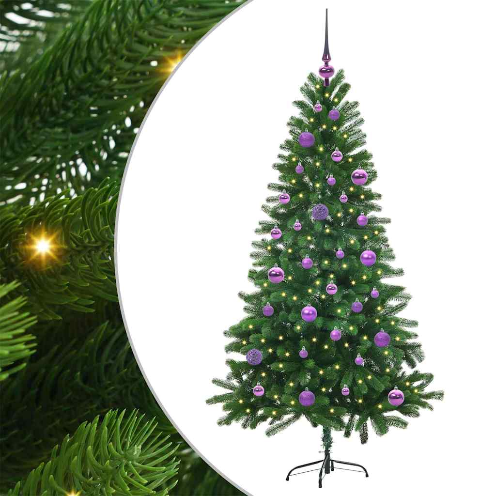 VidaXL Weihnachtsbaum mit 150 LEDs mit Standard-Grün 150 cm PE