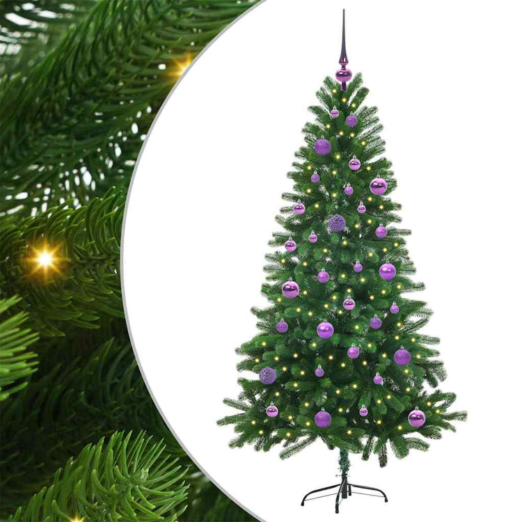 VidaXL Weihnachtsbaum mit 150 LEDs mit Standard-Grün 150 cm PE