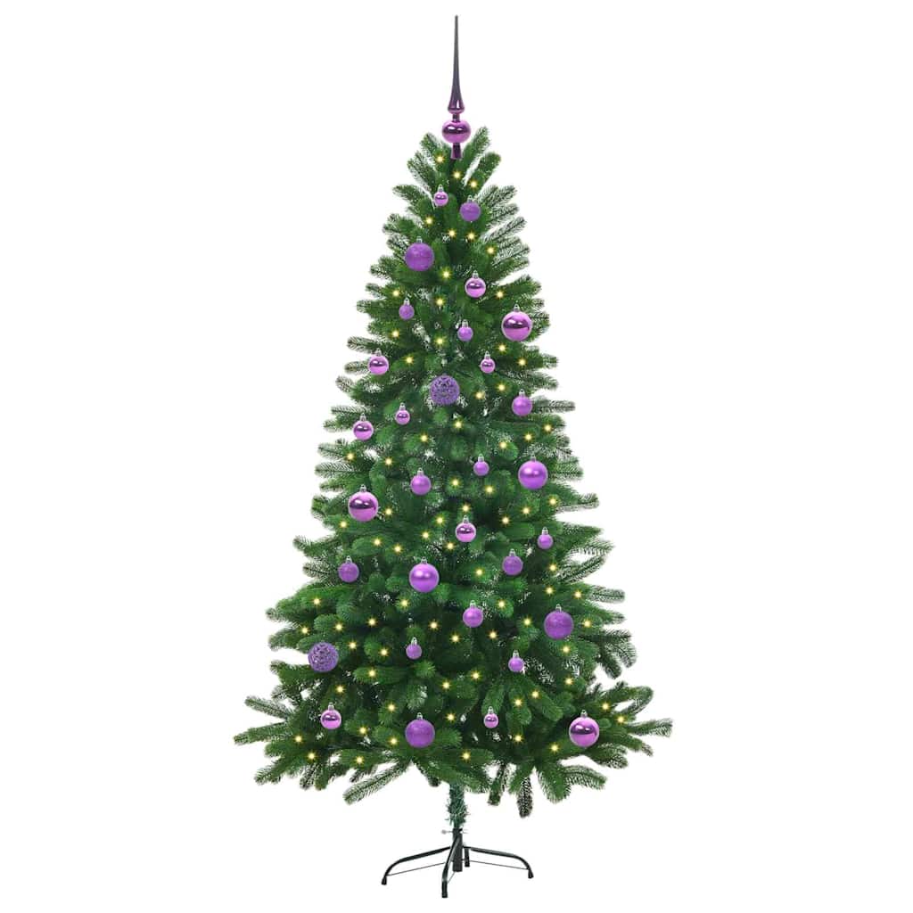 VidaXL Weihnachtsbaum mit 150 LEDs mit Standard-Grün 150 cm PE