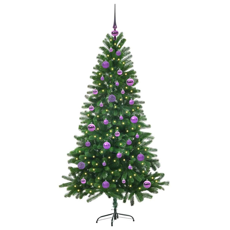 VidaXL Weihnachtsbaum mit 150 LEDs mit Standard-Grün 150 cm PE