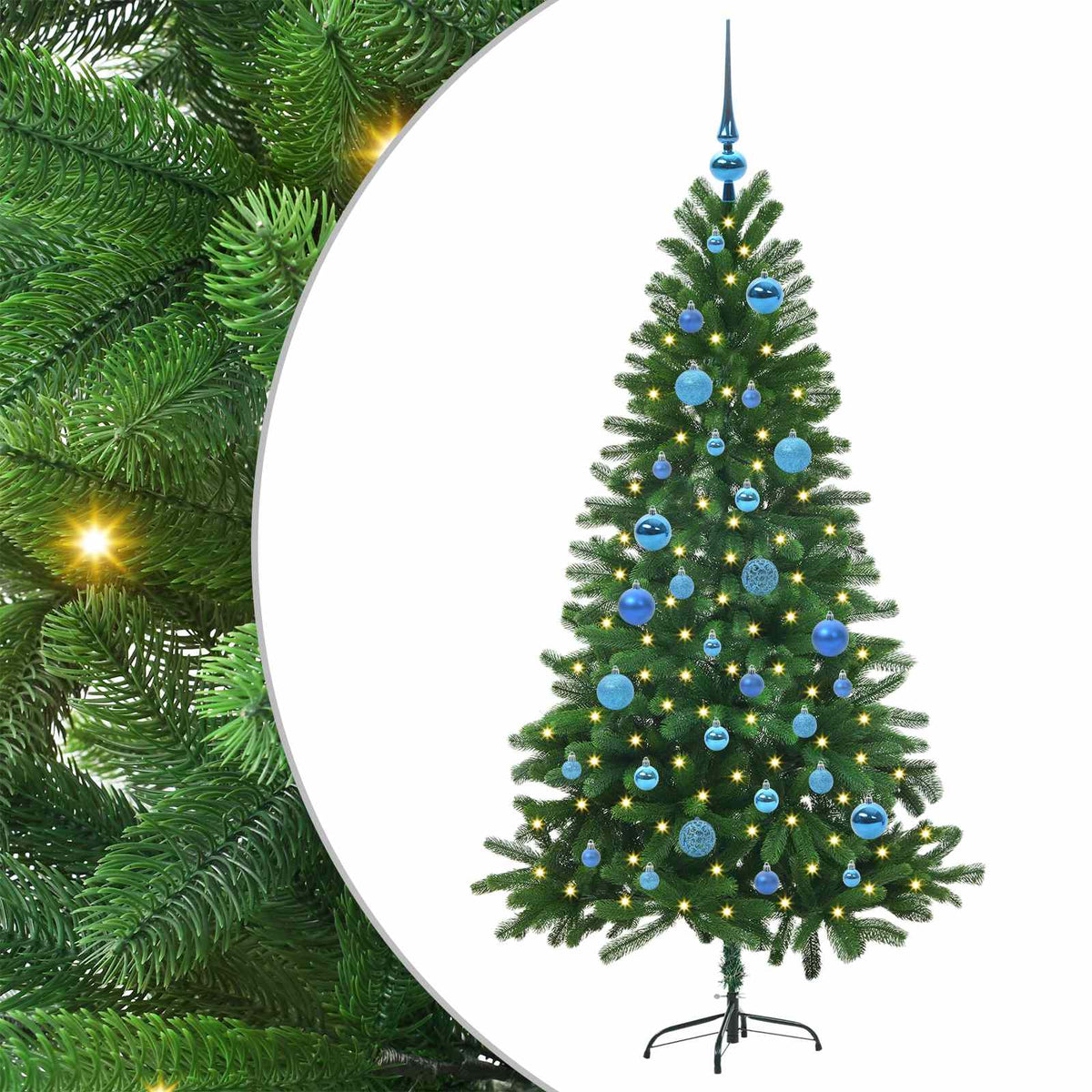 VidaXL Weihnachtsbaum mit 150 LEDs mit Standard-Grün 150 cm PE