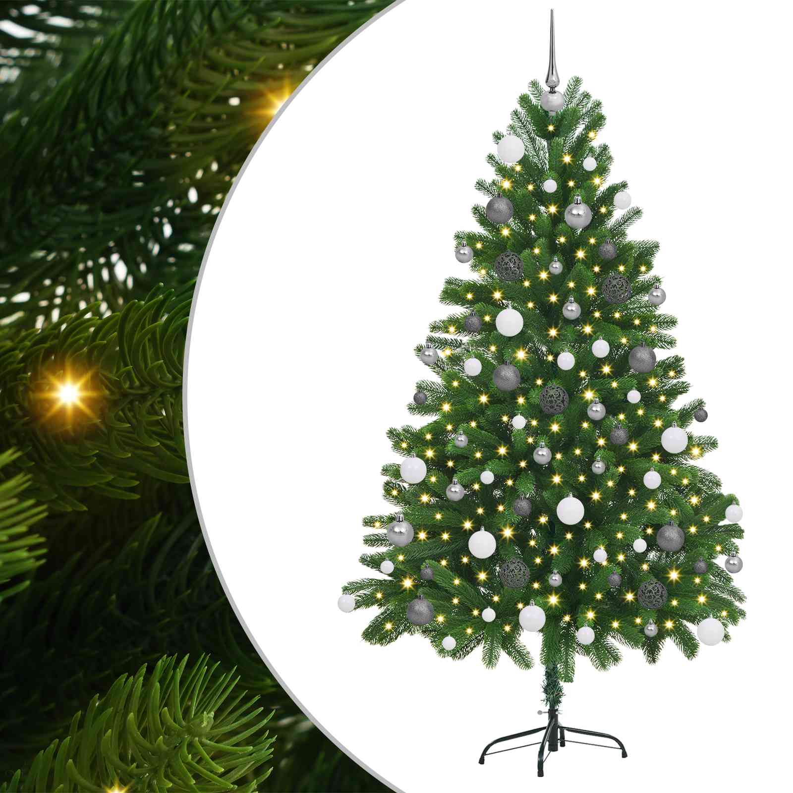 Vidaxx Weihnachtsbaum mit 300 LEDs mit Standard grün 180 cm PE