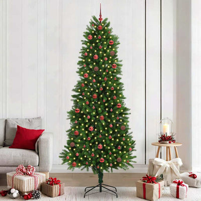 VidaXL Weihnachtsbaum mit 300 LEDs mit Standard grün 240 cm PE