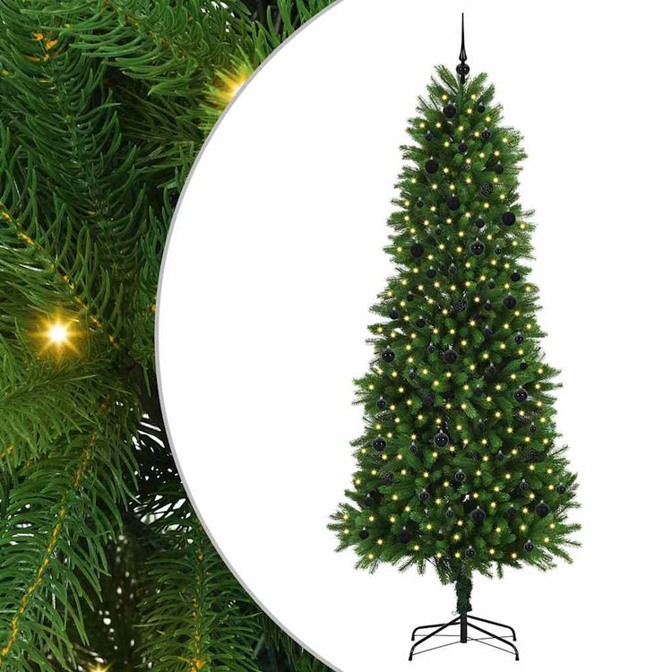 VidaXL Weihnachtsbaum mit 300 LEDs mit Standard grün 240 cm PE