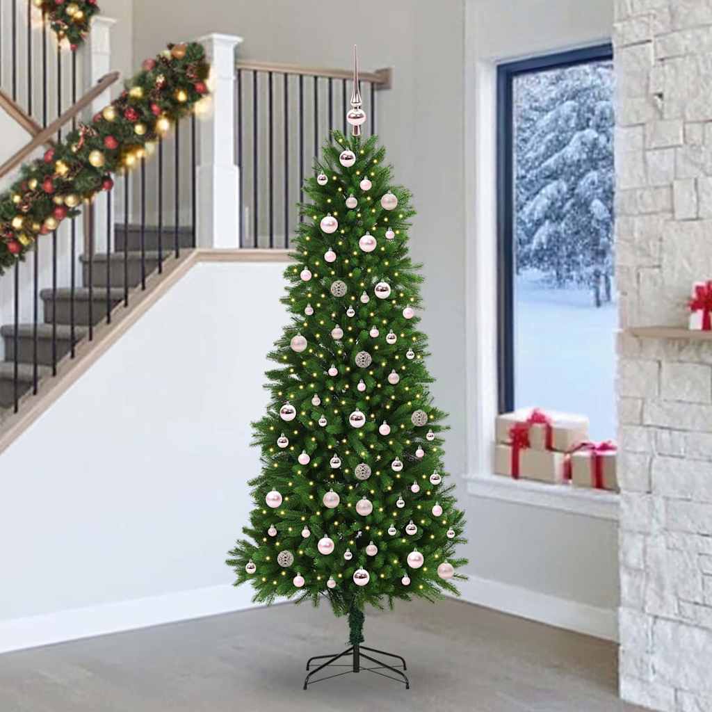 VidaXL Weihnachtsbaum mit 300 LEDs mit Standard grün 240 cm PE