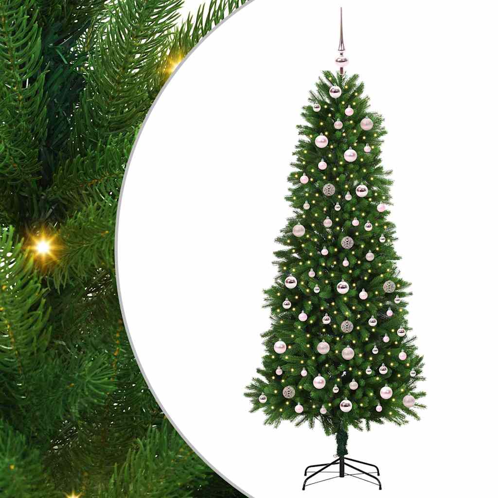 VidaXL Weihnachtsbaum mit 300 LEDs mit Standard grün 240 cm PE
