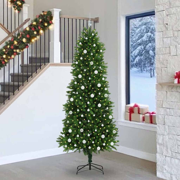 VidaXL Weihnachtsbaum mit 300 LEDs mit Standard grün 240 cm PE