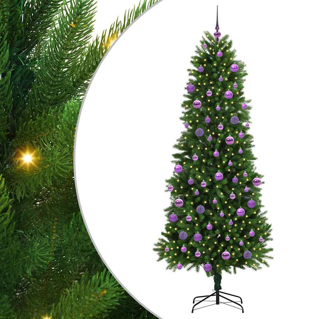 VidaXL Weihnachtsbaum mit 300 LEDs mit Standard grün 240 cm PE