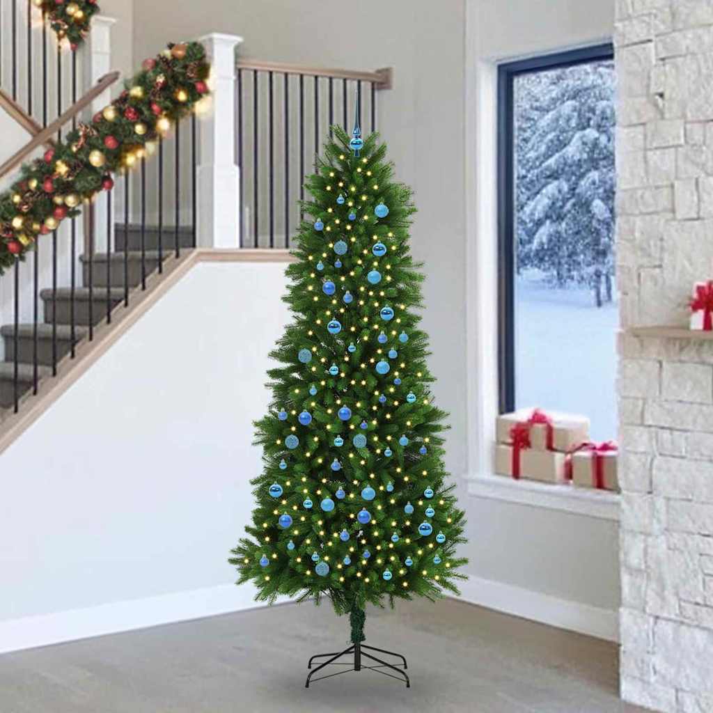 VidaXL Weihnachtsbaum mit 300 LEDs mit Standard grün 240 cm PE