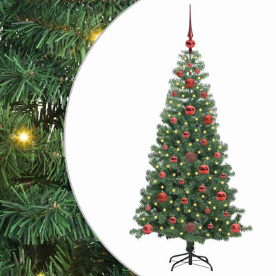 VidaXL Weihnachtsbaum mit 150 LEDs mit standardmäßigem grünem 120 cm PVC