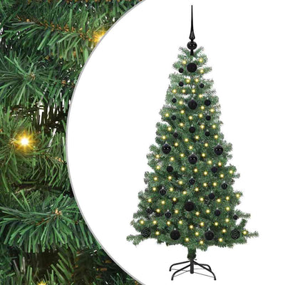 VidaXL Weihnachtsbaum mit 150 LEDs mit standardmäßigem grünem 120 cm PVC
