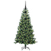 VidaXL Weihnachtsbaum mit 150 LEDs mit standardmäßigem grünem 120 cm PVC