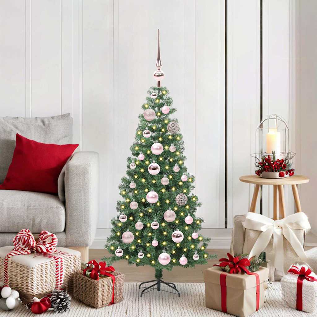 VidaXL Weihnachtsbaum mit 150 LEDs mit standardmäßigem grünem 120 cm PVC