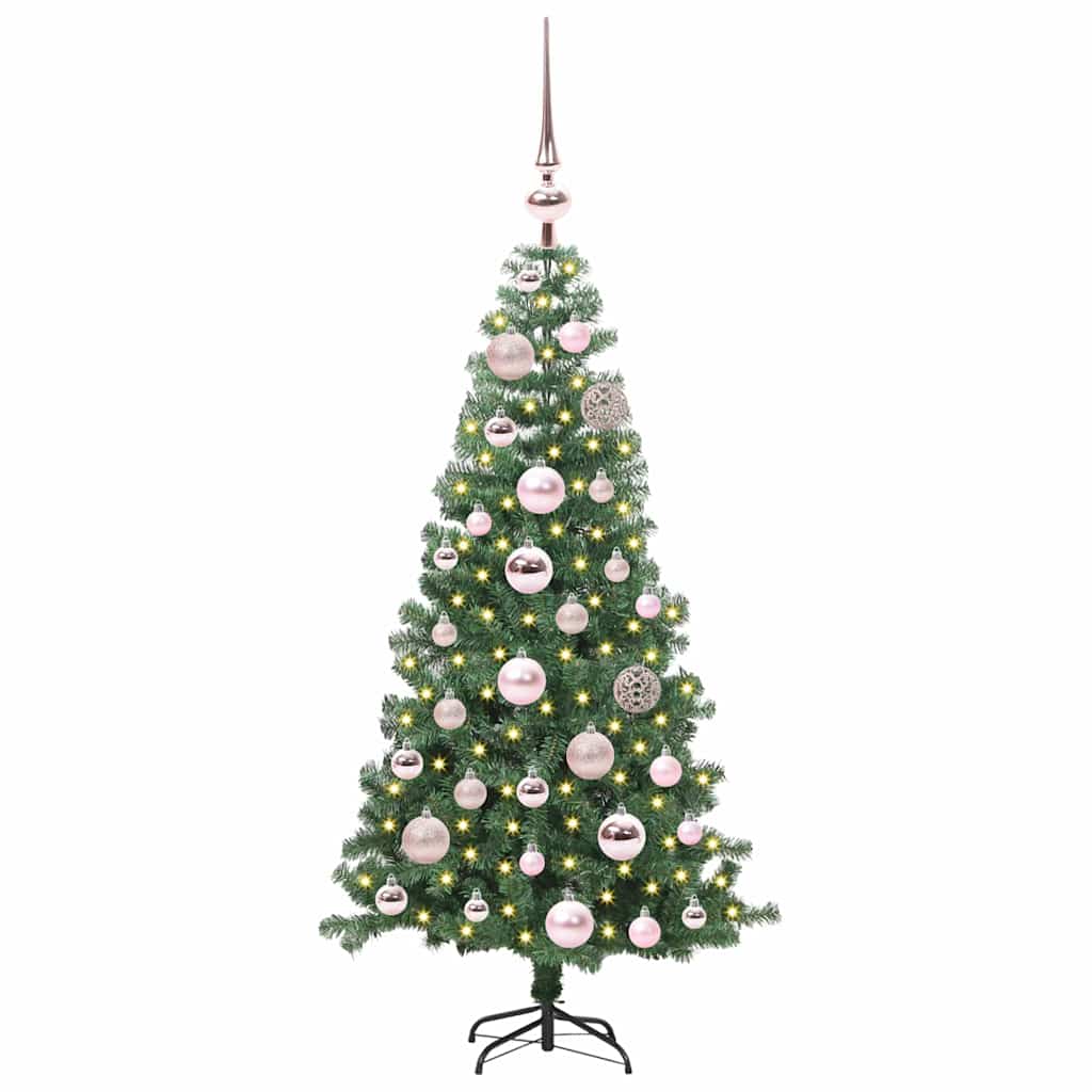 VidaXL Weihnachtsbaum mit 150 LEDs mit standardmäßigem grünem 120 cm PVC