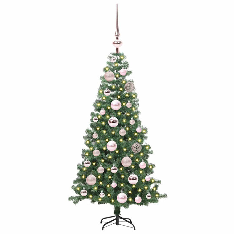 VidaXL Weihnachtsbaum mit 150 LEDs mit standardmäßigem grünem 120 cm PVC