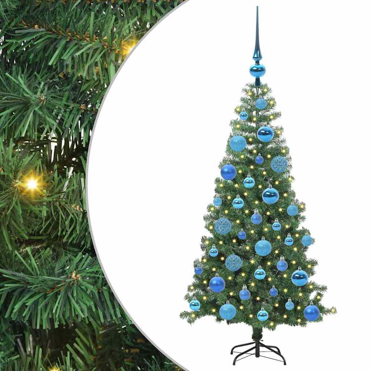VidaXL Weihnachtsbaum mit 150 LEDs mit standardmäßigem grünem 120 cm PVC