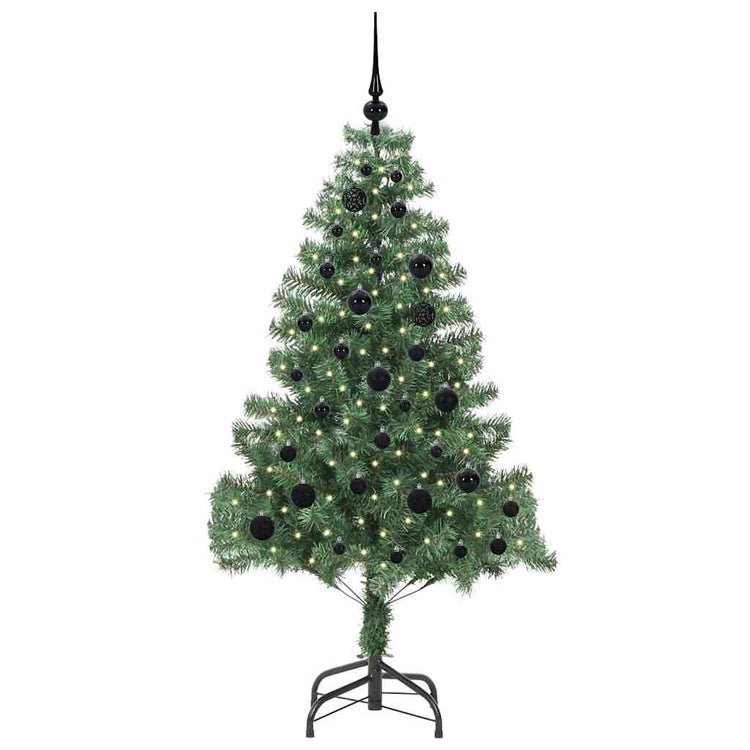 VidaXL Weihnachtsbaum mit 150 LEDs mit standardmäßigem grünem 150 cm PVC